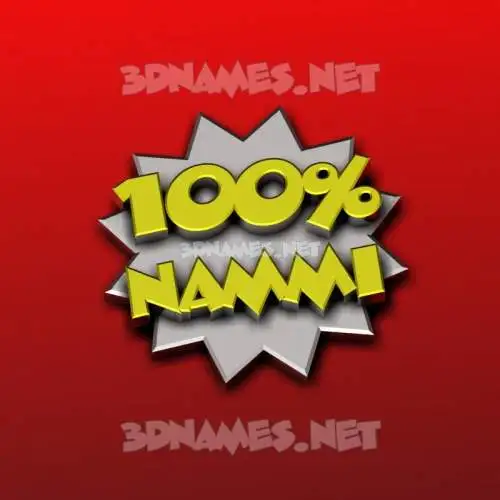 nammi in 100 Percent style - 3D name wallpaper nammi in 100 Percent style - 3D name wallpaper