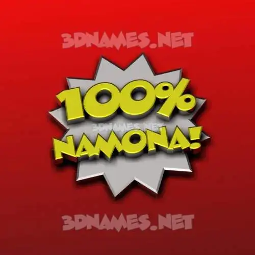 namona in 100 Percent style - 3D name wallpaper namona in 100 Percent style - 3D name wallpaper