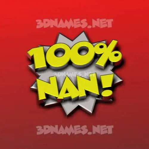 nan in 100 Percent style - 3D name wallpaper nan in 100 Percent style - 3D name wallpaper