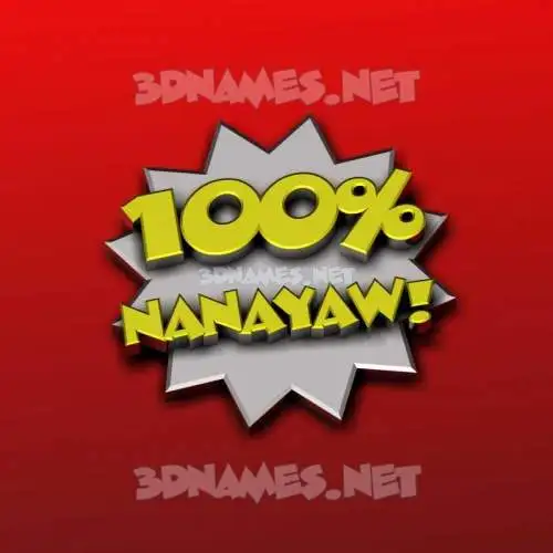 nanayaw in 100 Percent style - 3D name wallpaper nanayaw in 100 Percent style - 3D name wallpaper