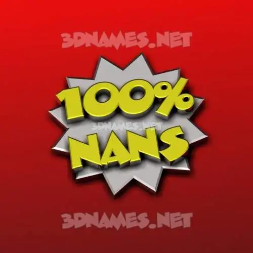 nans in 100 Percent style - 3D name wallpaper nans in 100 Percent style - 3D name wallpaper