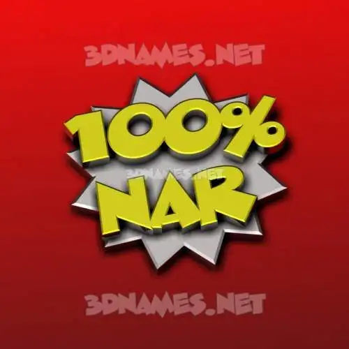 nar in 100 Percent style - 3D name wallpaper nar in 100 Percent style - 3D name wallpaper