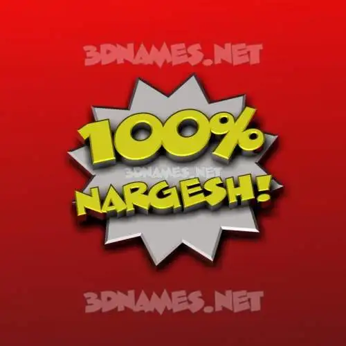 nargesh in 100 Percent style - 3D name wallpaper nargesh in 100 Percent style - 3D name wallpaper