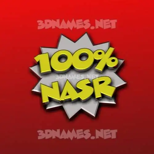 nasr in 100 Percent style - 3D name wallpaper nasr in 100 Percent style - 3D name wallpaper