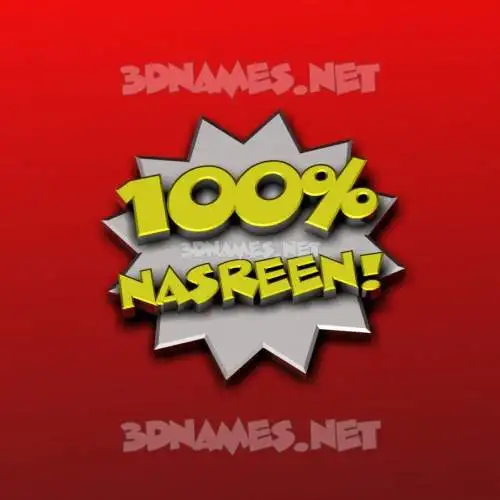 nasreen in 100 Percent style - 3D name wallpaper nasreen in 100 Percent style - 3D name wallpaper