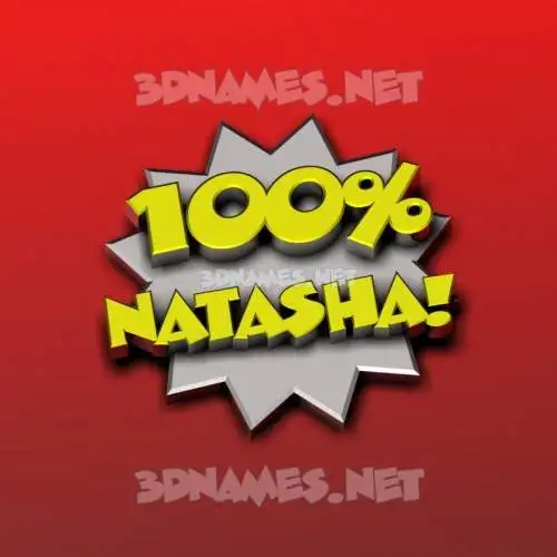 natasha in 100 Percent style - 3D name wallpaper natasha in 100 Percent style - 3D name wallpaper