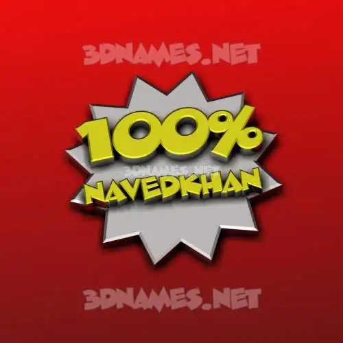 navedkhan in 100 Percent style - 3D name wallpaper navedkhan in 100 Percent style - 3D name wallpaper