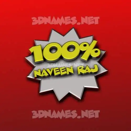 naveen raj in 100 Percent style - 3D name wallpaper naveen raj in 100 Percent style - 3D name wallpaper