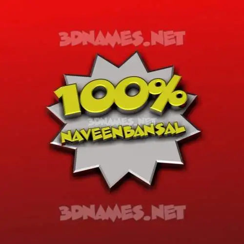 naveenbansal in 100 Percent style - 3D name wallpaper naveenbansal in 100 Percent style - 3D name wallpaper