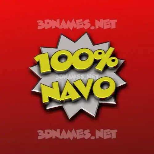 navo in 100 Percent style - 3D name wallpaper navo in 100 Percent style - 3D name wallpaper