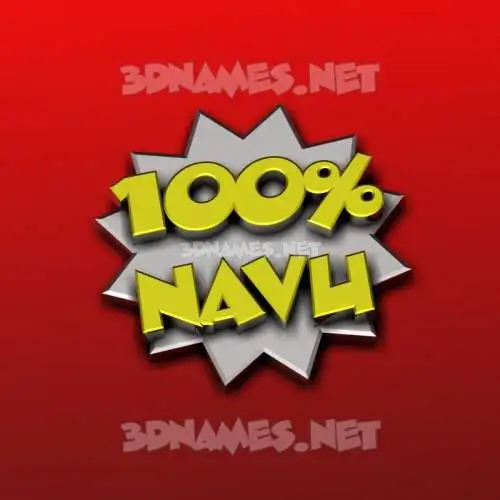 navu in 100 Percent style - 3D name wallpaper navu in 100 Percent style - 3D name wallpaper