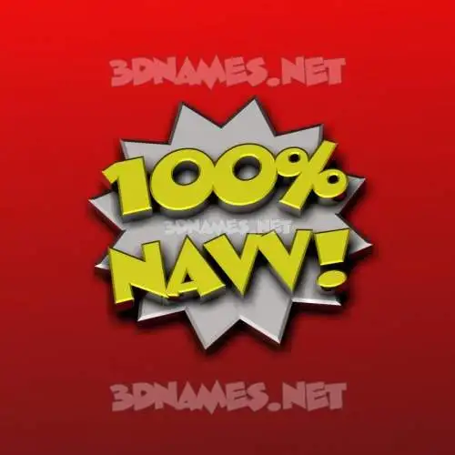 navv in 100 Percent style - 3D name wallpaper navv in 100 Percent style - 3D name wallpaper