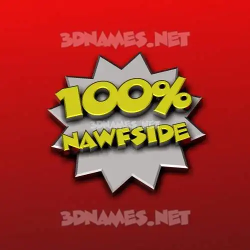 nawfside in 100 Percent style - 3D name wallpaper nawfside in 100 Percent style - 3D name wallpaper