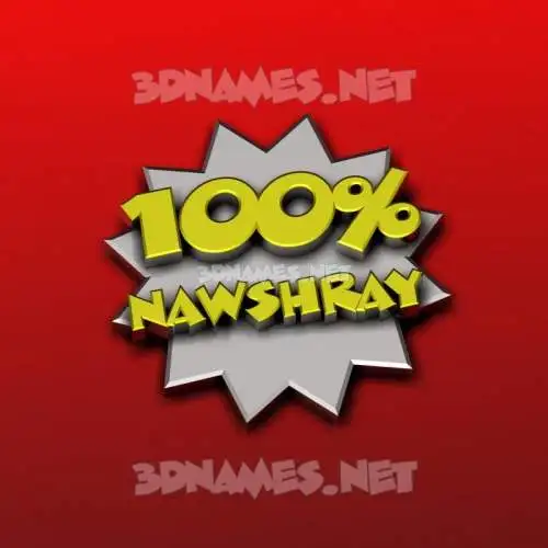 nawshray in 100 Percent style - 3D name wallpaper nawshray in 100 Percent style - 3D name wallpaper