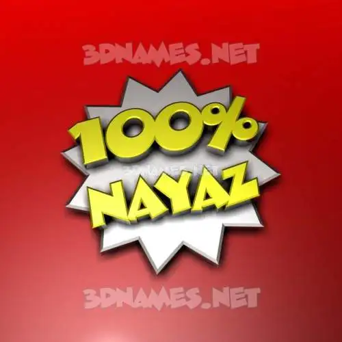 nayaz in 100 Percent style - 3D name wallpaper nayaz in 100 Percent style - 3D name wallpaper