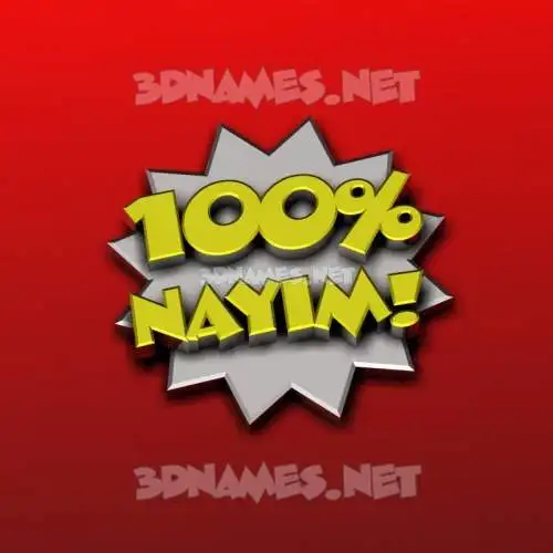 nayim in 100 Percent style - 3D name wallpaper nayim in 100 Percent style - 3D name wallpaper