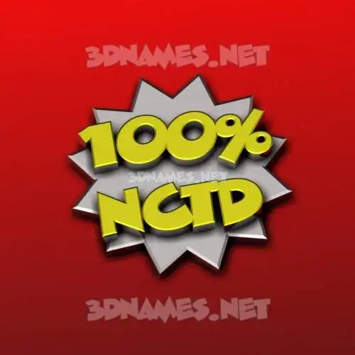 nctd in 100 Percent style - 3D name wallpaper nctd in 100 Percent style - 3D name wallpaper