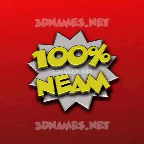 neam in 100 Percent style - 3D name wallpaper neam in 100 Percent style - 3D name wallpaper