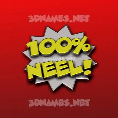 neel in 100 Percent style - 3D name wallpaper neel in 100 Percent style - 3D name wallpaper
