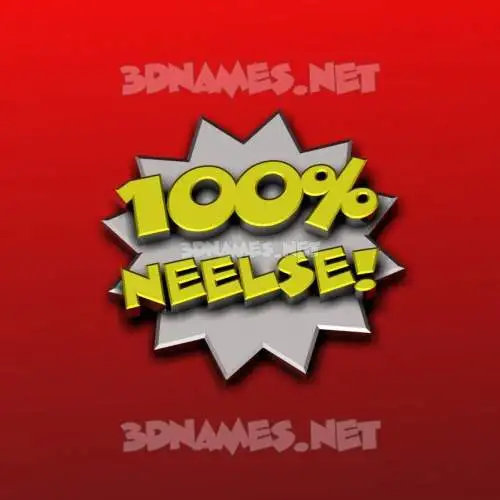 neelse in 100 Percent style - 3D name wallpaper neelse in 100 Percent style - 3D name wallpaper