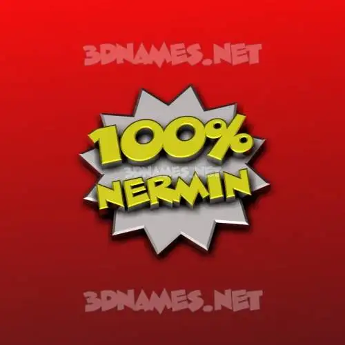 nermin in 100 Percent style - 3D name wallpaper nermin in 100 Percent style - 3D name wallpaper