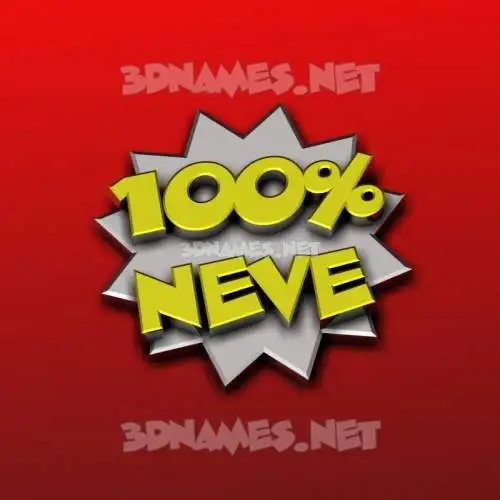 neve in 100 Percent style - 3D name wallpaper neve in 100 Percent style - 3D name wallpaper