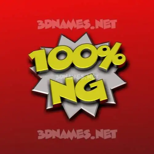 ng in 100 Percent style - 3D name wallpaper ng in 100 Percent style - 3D name wallpaper