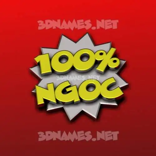 ngoc in 100 Percent style - 3D name wallpaper ngoc in 100 Percent style - 3D name wallpaper