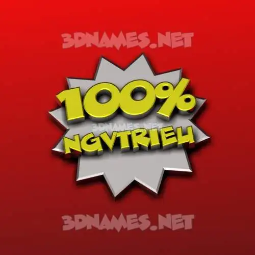 ngvtrieu in 100 Percent style - 3D name wallpaper ngvtrieu in 100 Percent style - 3D name wallpaper