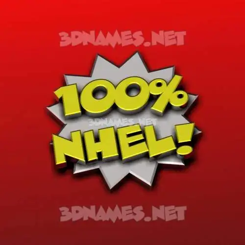 nhel in 100 Percent style - 3D name wallpaper nhel in 100 Percent style - 3D name wallpaper
