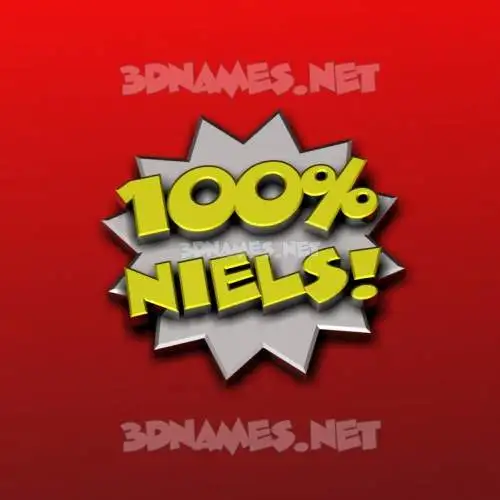 niels in 100 Percent style - 3D name wallpaper niels in 100 Percent style - 3D name wallpaper