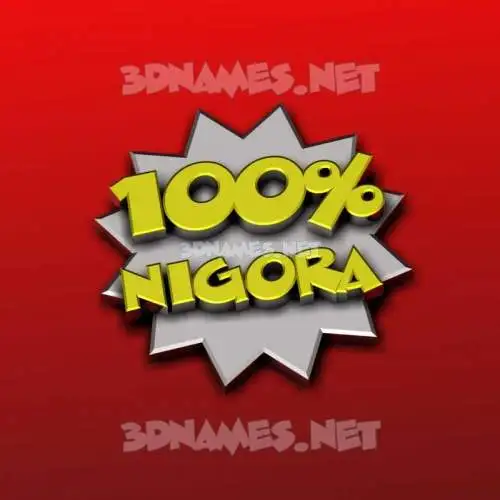 nigora in 100 Percent style - 3D name wallpaper nigora in 100 Percent style - 3D name wallpaper