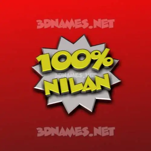 nilan in 100 Percent style - 3D name wallpaper nilan in 100 Percent style - 3D name wallpaper