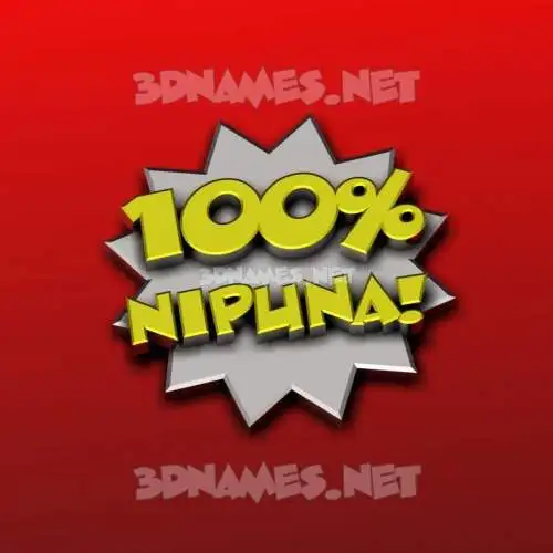 nipuna in 100 Percent style - 3D name wallpaper nipuna in 100 Percent style - 3D name wallpaper