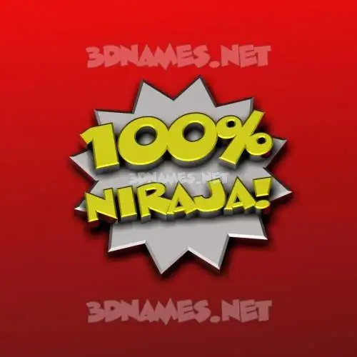 niraja in 100 Percent style - 3D name wallpaper niraja in 100 Percent style - 3D name wallpaper