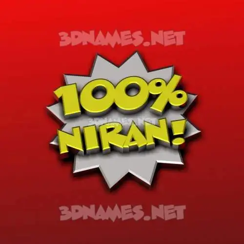 niran in 100 Percent style - 3D name wallpaper niran in 100 Percent style - 3D name wallpaper