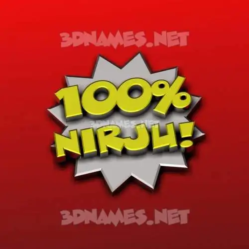 nirju in 100 Percent style - 3D name wallpaper nirju in 100 Percent style - 3D name wallpaper