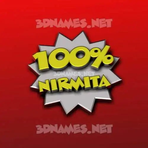 nirmita in 100 Percent style - 3D name wallpaper nirmita in 100 Percent style - 3D name wallpaper