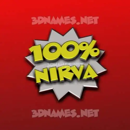 nirva in 100 Percent style - 3D name wallpaper nirva in 100 Percent style - 3D name wallpaper