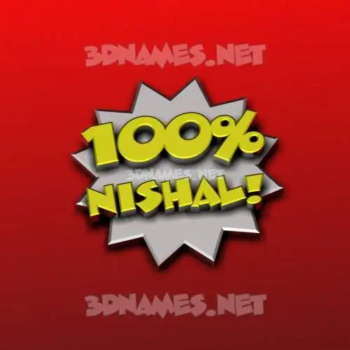 nishal in 100 Percent style - 3D name wallpaper nishal in 100 Percent style - 3D name wallpaper