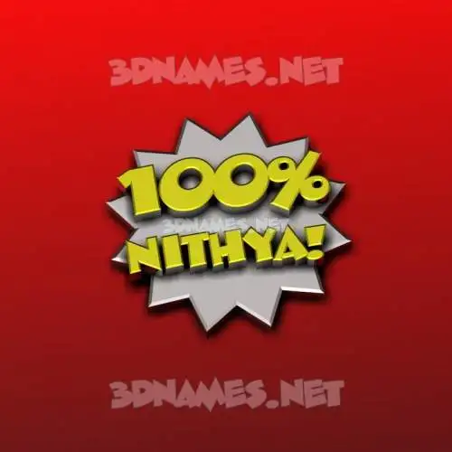 nithya in 100 Percent style - 3D name wallpaper nithya in 100 Percent style - 3D name wallpaper