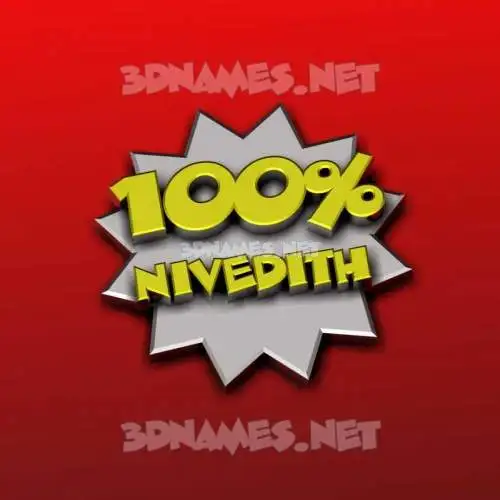 nivedith in 100 Percent style - 3D name wallpaper nivedith in 100 Percent style - 3D name wallpaper