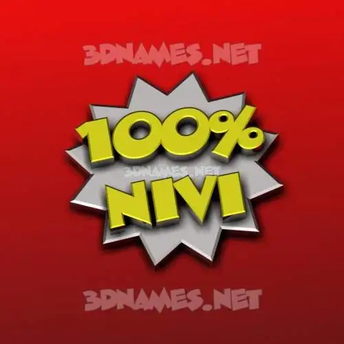 nivi in 100 Percent style - 3D name wallpaper nivi in 100 Percent style - 3D name wallpaper