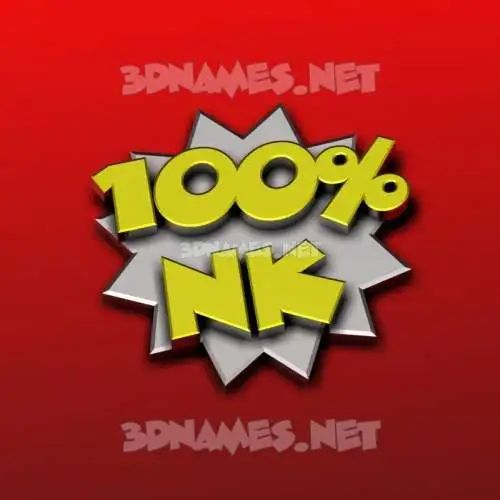 nk in 100 Percent style - 3D name wallpaper nk in 100 Percent style - 3D name wallpaper