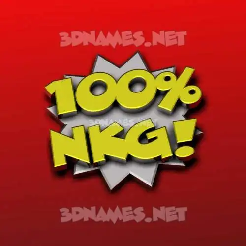 nkg in 100 Percent style - 3D name wallpaper nkg in 100 Percent style - 3D name wallpaper