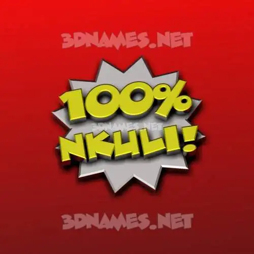 nkuli in 100 Percent style - 3D name wallpaper nkuli in 100 Percent style - 3D name wallpaper
