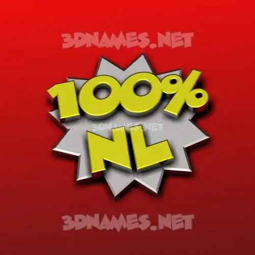 nl in 100 Percent style - 3D name wallpaper nl in 100 Percent style - 3D name wallpaper