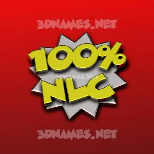 nlc in 100 Percent style - 3D name wallpaper nlc in 100 Percent style - 3D name wallpaper