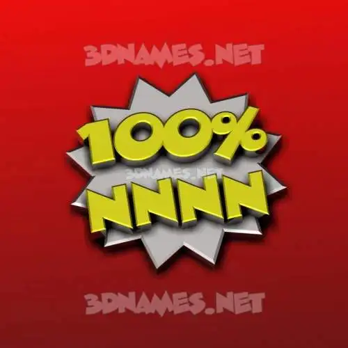 nnnn in 100 Percent style - 3D name wallpaper nnnn in 100 Percent style - 3D name wallpaper