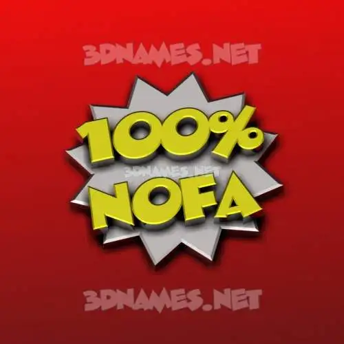 nofa in 100 Percent style - 3D name wallpaper nofa in 100 Percent style - 3D name wallpaper